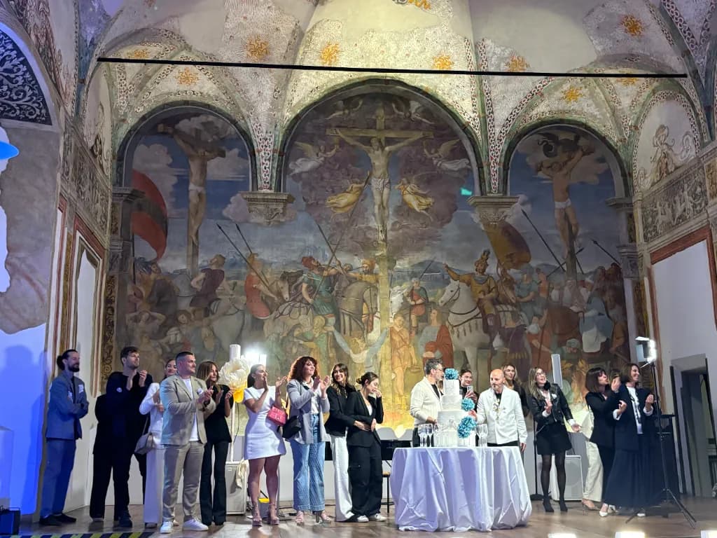 Evento ai Chiostri di San Barnaba a Milano - Presentazione abiti da sposa